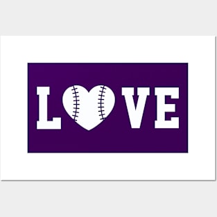 Baseball Love Posters and Art